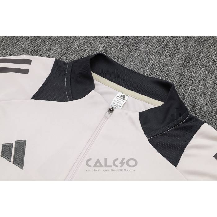 Tuta da Track di Felpa Real Madrid Bambino 2024-2025 Rosa Claro